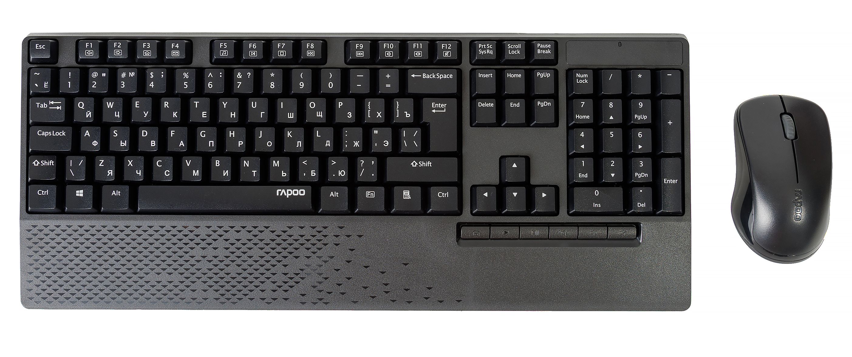 

Клавиатура и мышь Wireless Rapoo X1960 черный, X1960