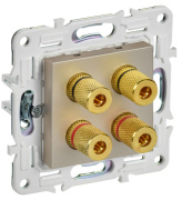 фото Розетка аудио IEK SK-S40-K37