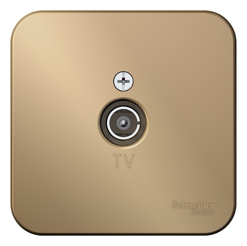 

Розетка Schneider Electric BLNTA000014 TV, изолир. пластина Титан наруж, BLNTA000014