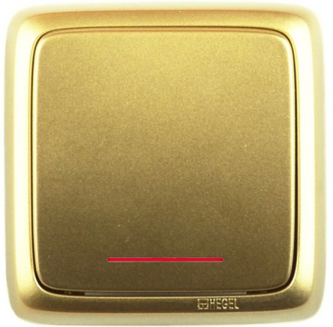 Изображение товара Выключатель одноклавишный HEGEL ВА16-114-07 для дома и офиса