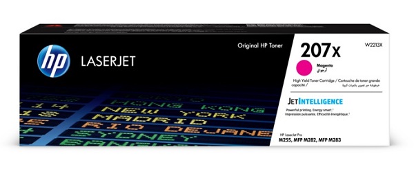 

Картридж HP 207X W2213X для CLJ Pro M255/MFP M282/M283, пурпурный (2450 стр.), 207X