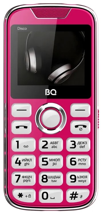 

Мобильный телефон BQ 2005 Disco Pink 2", BT, SIM: 2, 1600 mAh, 2005 Disco Pink
