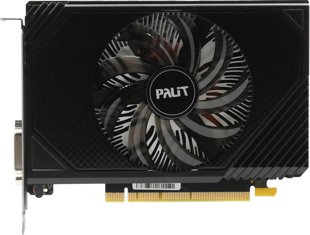 

Видеокарта PCI-E 4.0 Palit GeForce RTX 3050 StormX V1 8GB 128bit, 8nm, 1777/14000MHz, DVI, 2*HDMI, DP, ret, GeForce RTX 3050 StormX V1 8GB