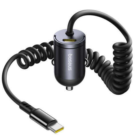 Изображение товара Автомобильное зарядное устройство Baseus Tiny Star Mini с двумя портами USB Type-C