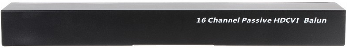Приемник/передатчик Dahua DH-PFM809-4MP 16-канальный пассивный HDCVI по витой паре Видеосигнал: HDCVI; максимальная длина кабеля: 200м для 4Мп / 250м
