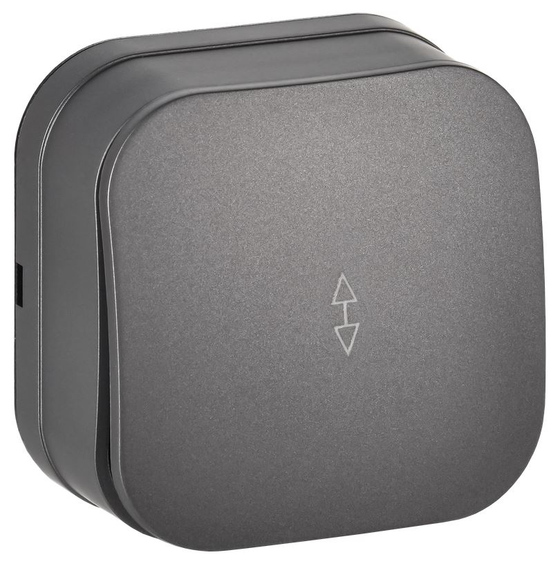 

Переключатель одноклавишный IEK EVH12-K46M-10 GLORY для открытой установки 10А ВСп10-1-0-ХСм сталь матовый, EVH12-K46M-10