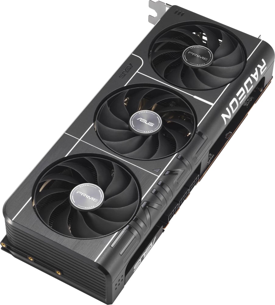 

Видеокарта PCI-E ASUS Radeon RX 9070 XT PRIME OC (PRIME-RX9070XT-O16G ) 90YV0L71-M0NA00 16GB GDDR6 256bit 5nm 2520/20000MHz 2*DP 2*HDMI, Radeon RX 9070 XT PRIME OC (PRIME-RX9070XT-O16G )