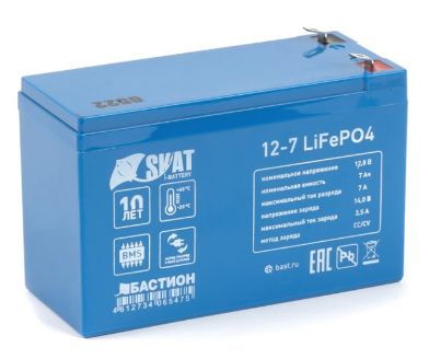 

Аккумулятор Бастион Skat i-Battery 12-7 LiFePo4, Skat i-Battery 12-7 LiFePo4