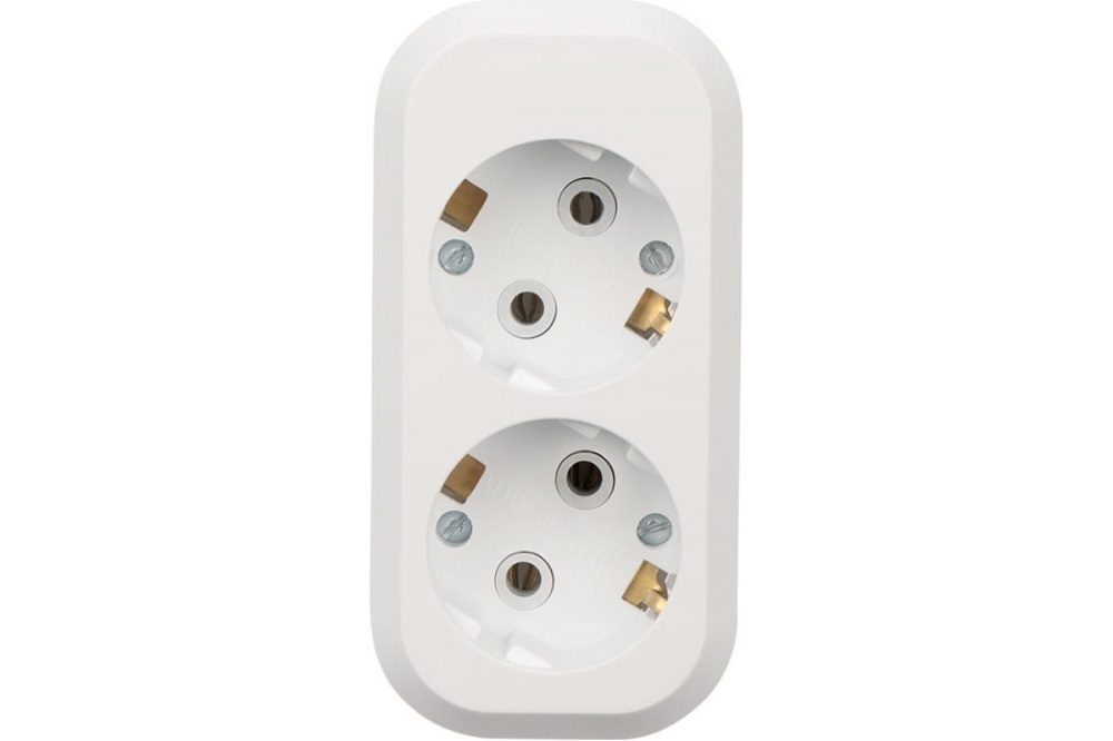 

Колодка Rexant 11-8702 2 гнезда с заземлением, 11-8702