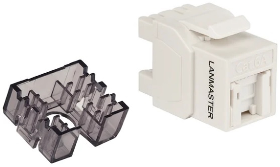 Изображение товара Модуль Lanmaster LAN-OK45U6A/180R-WH