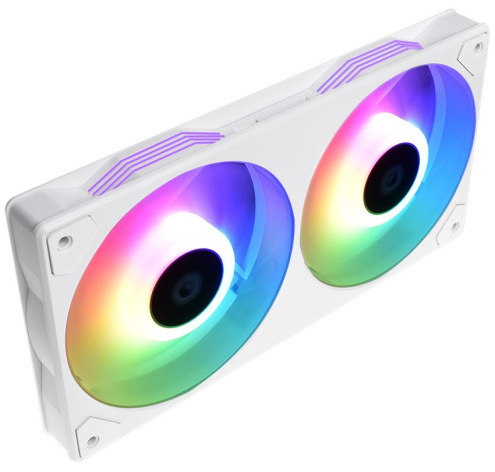 Изображение товара Вентилятор ID-Cooling ICEFAN 240 ARGB SNOW с подсветкой ARGB