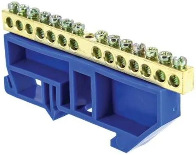 

Шина EKF sn0-63-14-d нулевая N 6х9 14 отвер. латунь син. изолятор на DIN-рейку, PROxima, sn0-63-14-d