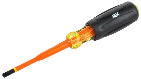 

Отвертка диэлектрическая IEK ARMA2L 5 A2L5-SC31-T3-ZS-20-100 SLIM PZ/SL2х100 Т3, ARMA2L 5