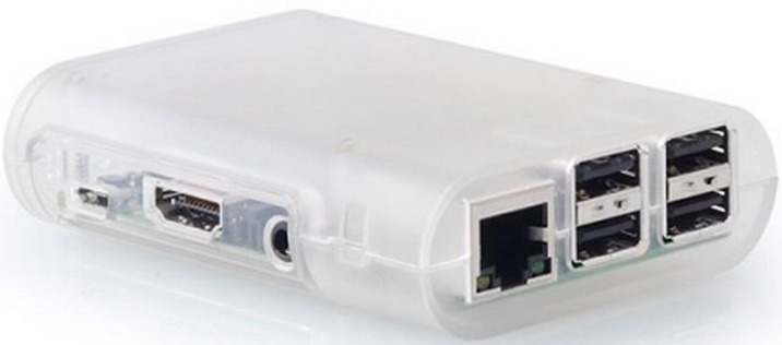 

Корпус ACD RA076 Transparent ABS Plastic Injection Molding case with Stripe for Raspberry Pi 3 B (прозрачный, овальный на винтах)(RASP1795), RA076