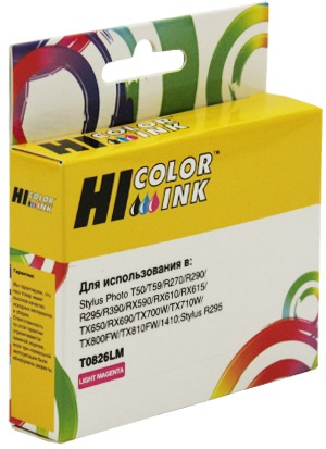 Изображение товара Картридж Hi-Black 1530231510 HB-T0826 для Epson Stylus R270 R295 R390 RX590 T50