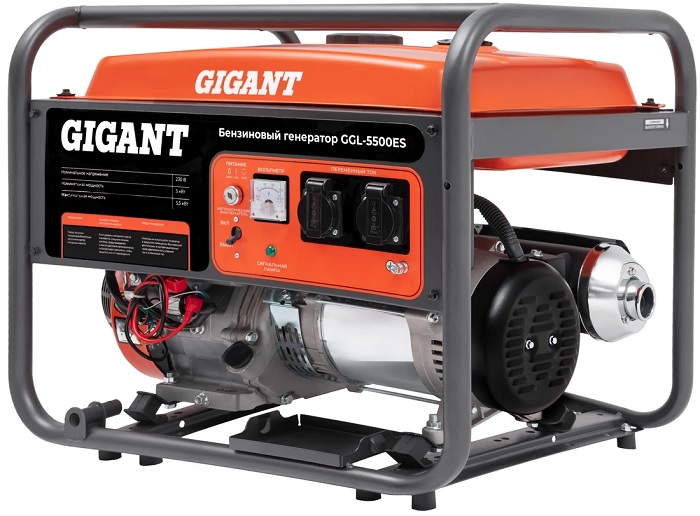 

Генератор бензиновый Gigant GGL-5500ES, GGL-5500ES