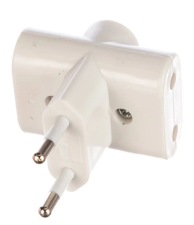 

Сетевой фильтр VOLSTEN Z-1/3A 3 розетки,16A, 1300Вт, белый (2шт), Z-1/3A