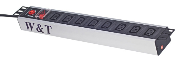 фото Блок розеток 19", 8 розеток W&T WT-2143B-10A в Красноярске