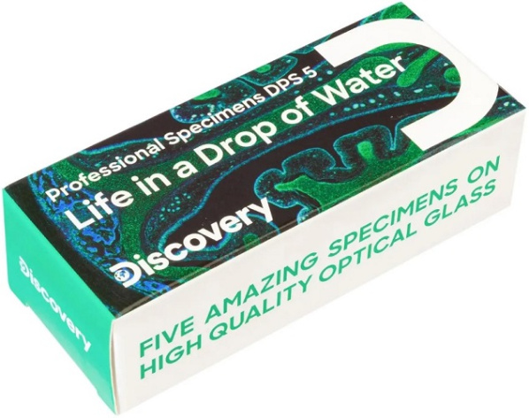 Изображение товара Набор микропрепаратов Levenhuk Discovery Prof DPS 5 для изучения под микроскопом