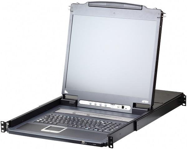 

Переключатель KVM Aten CL5708IN-ATA-RG 8-портовый, PS/2, USB, VGA, с ЖК дисплеем, доступом по IP, разъемом гирляндного подключения и поддержкой USB-пе, CL5708IN-ATA-RG