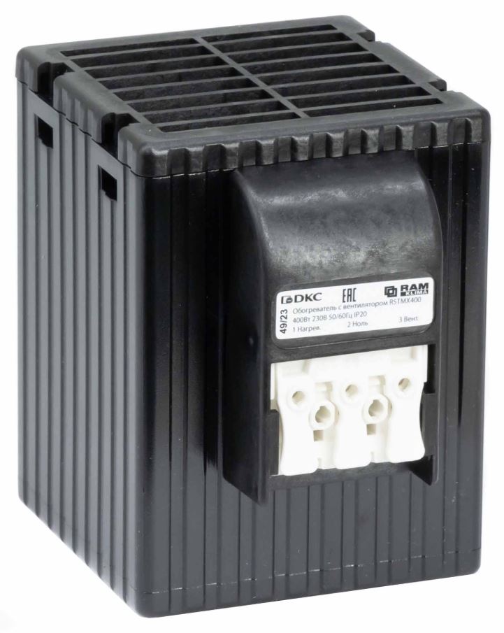 

Обогреватель с вентилятором DKC R5TMX300 в пластиковом кожухе 300 Вт, 230 В, "RAM Klima", R5TMX300