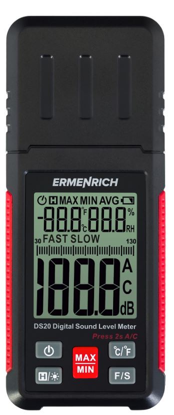 

Шумомер Ermenrich 82994 цифровой Seek DS20, 82994