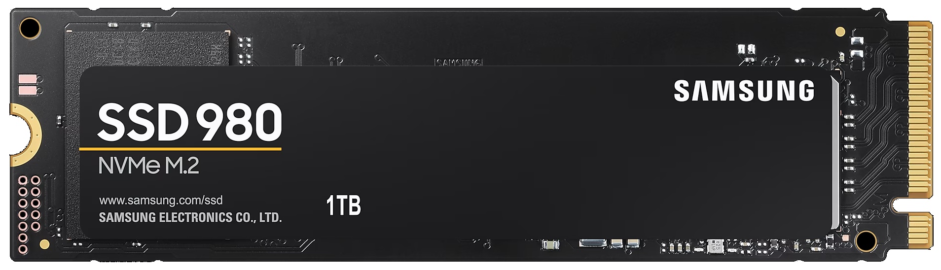 

Накопитель SSD M.2 2280 Samsung MZ-V8V1T0B/AM 980 EVO 1TB PCIe Gen 3.0 x4, NVMe V-NAND 3-bit MLC 3500/3000MB/s IOPs 500K/480K MTBF 1.5M, MZ-V8V1T0B/AM