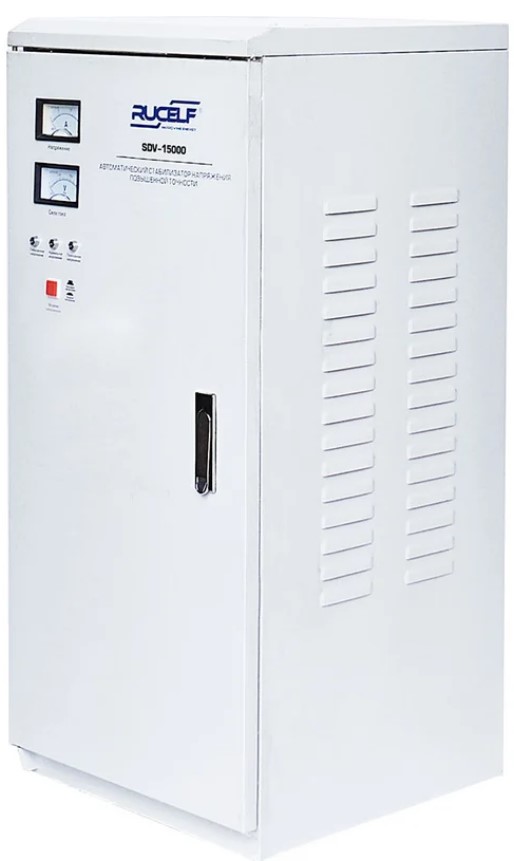 

Стабилизатор напряжения RUCELF SDV-15000, SDV-15000