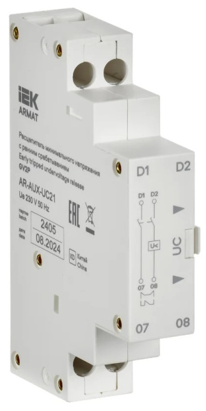 фото Расцепитель минимального напряжения  IEK AR-AUX-UC21 в Уфе