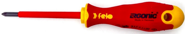 

Отвертка диэлектрическая Felo 41710290 Ergonic крестовая +/- Z 1X80, 41710290