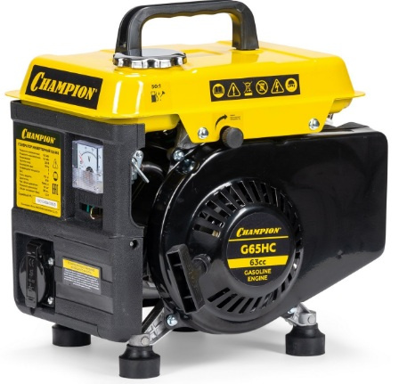Изображение товара Бензиновый генератор CHAMPION IGG950 с ручным запуском и защитой IP23