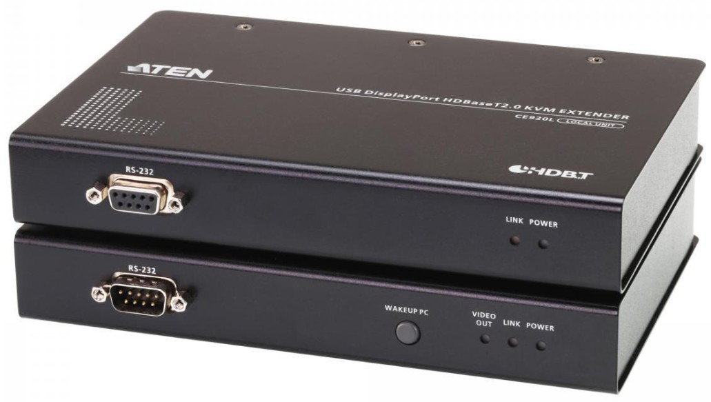 

Консоль KVM CE920-ATA-G ATEN USB DisplayPort HDBaseT2.0 KVM Extender (4K@100м), CE920-ATA-G