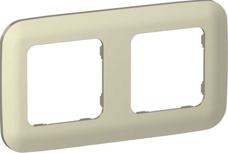 

Рамка двойная IEK FI-M22-31-20-K37 FLITE РУ-2-А-ФлШ шампань, FI-M22-31-20-K37
