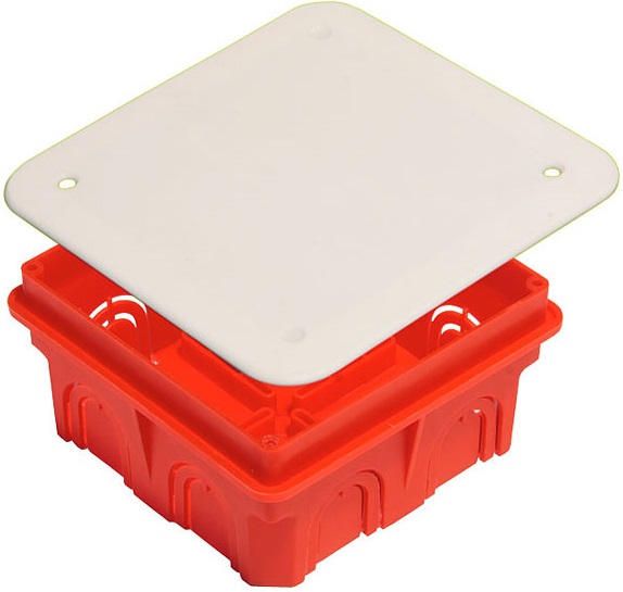 

Коробка распределительная HEGEL КР1101 скрытый монтаж 102х102х50мм, КР1101