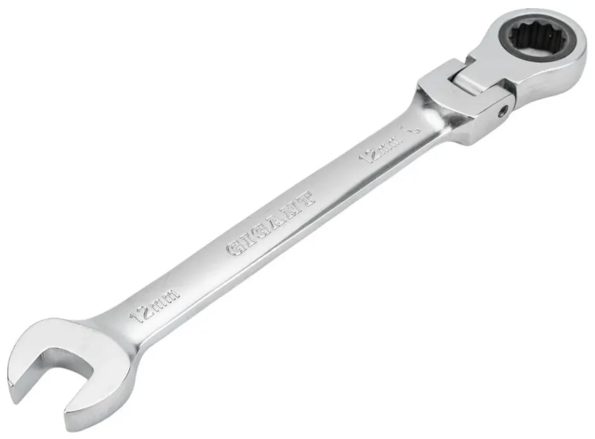 

Ключ Gigant grf-132 комбинированный трещоточный шарнирный 12 мм, grf-132