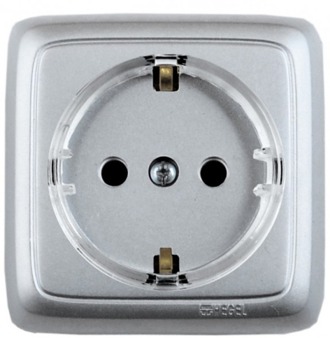 Изображение товара Розетка с заземлением HEGEL РА16-174-06 высокая безопасность и надежность