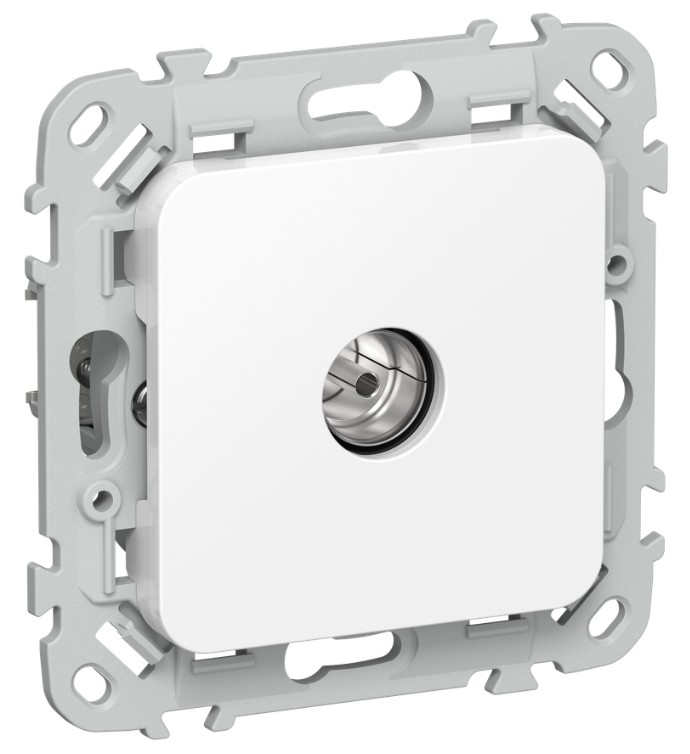 

Розетка телевизионная оконечная IEK FI-A13-O-K01 FLITE экранированная тип M РТВм-1-1-1-ФлБ белый, FI-A13-O-K01