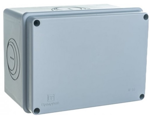 

Коробка распределительная Промрукав 40-0351 для о/п, безгалогенная (HF), 150х110х90, подъездная, 40-0351