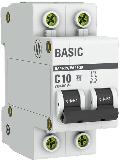 фото Автоматический выключатель  EKF mcb4729-2-10C в Челябинске