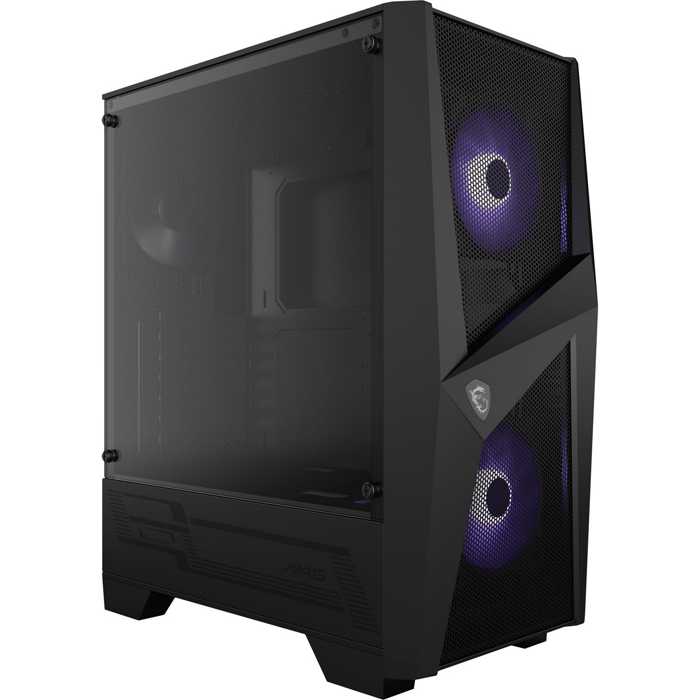 

Корпус ATX MSI MAG FORGE 100M черный, без БП, с окном, 2*USB 3.2, audio, MAG FORGE 100M