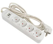 фото Удлинитель EKF UBA16-2USB-4-05i