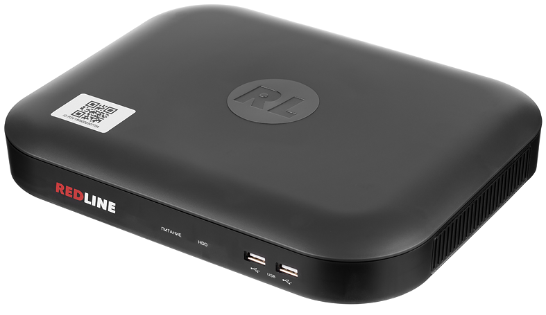 Видеорегистратор REDLINE RL-MHD4p.pebble Мультигибрид: AHD/HD-TVI/HDCVI/аналог/IP; Видео вход: 4 x BNC; IP-канал: 2 по умолчанию (до 8 Мбит/с) или 6 п