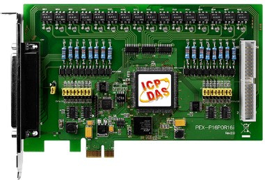Изображение товара Плата ICP DAS PEX-P16POR16i CR с гальванической изоляцией и реле
