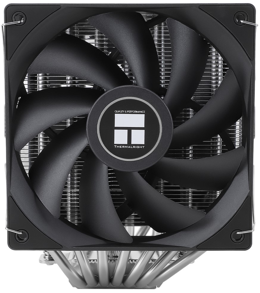 

Кулер Thermalright Phantom Spirit 120 LGA115x/1200/1700/1851/AM4/AM5 (2*120mm, 1500rpm, 66.16CFM, 26dBA, 4-pin PWM), PS120