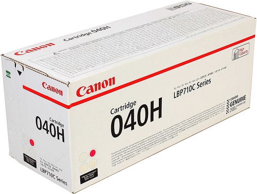

Картридж Canon 040 H M 0457C001 пурпурный, для принтеров i-SENSYS LBP712Cx, LBP710Cx, 10000 страниц, 040 H M