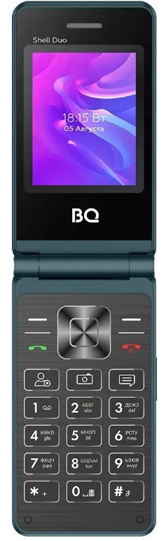

Мобильный телефон BQ 2412 Shell Duo Blue 2.4 ", 0.3MP, SIM: 2, 800 mAh, 2412 Shell Duo Blue