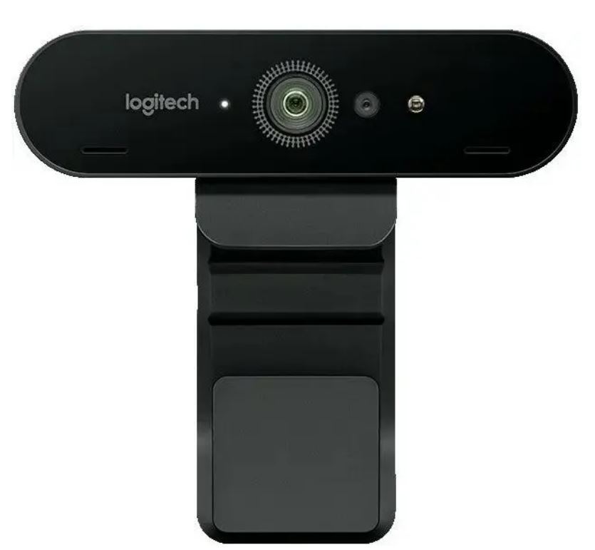 

Веб-камера Logitech Brio 960-001107 13Mpix (4096x2160), USB3.0, с микрофоном, черный, Brio