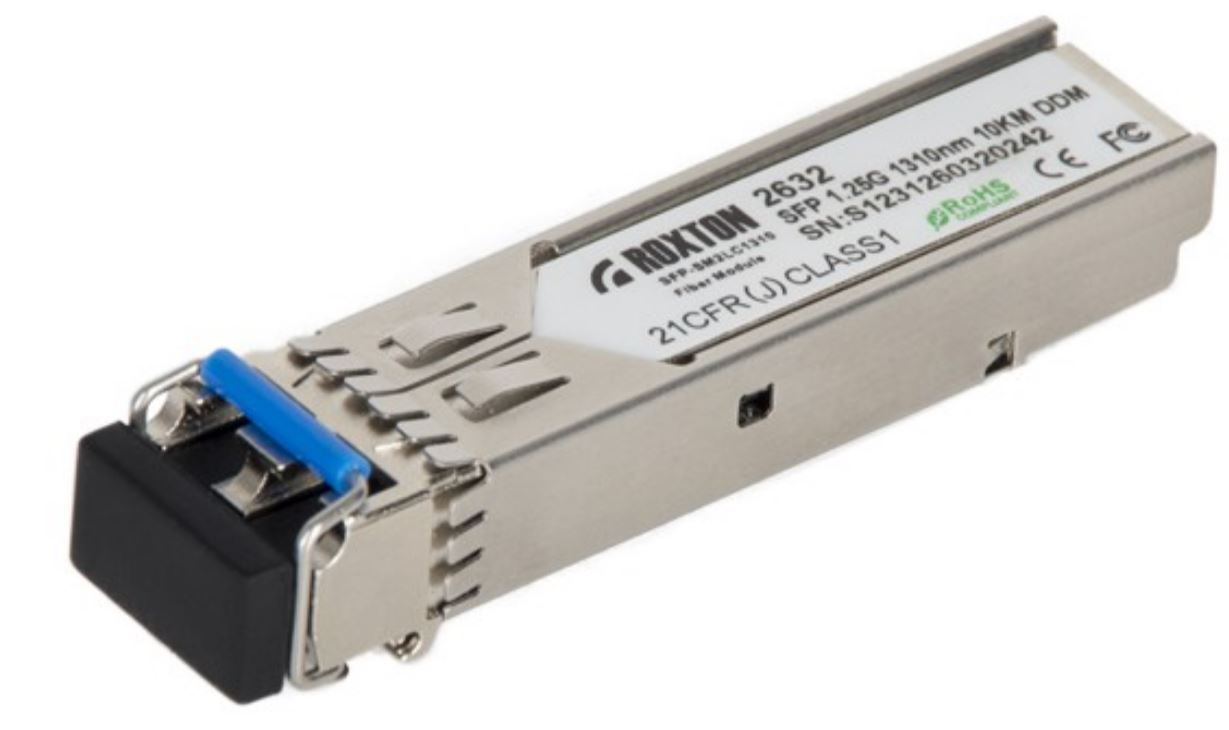 

Трансивер Roxton SFP-SM1LC1310-T оптический стандарта SFP, SFP-SM1LC1310-T