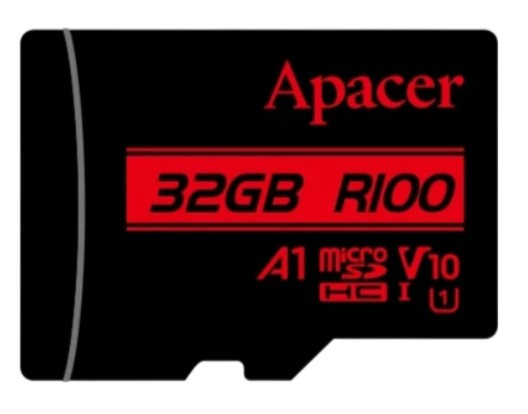 Изображение товара Карта памяти MicroSDHC 32GB Apacer AP32GMCSH10UB-RA высокая скорость