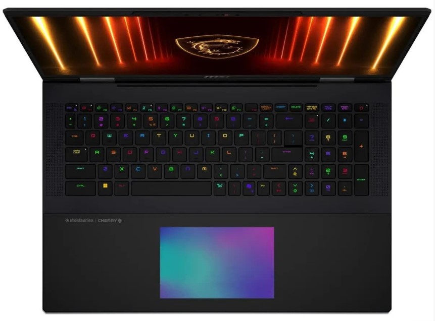 

Ноутбук MSI Titan 18 HX AI A2XWJG U9-275HX/96GB/8TB SSD/GeForce RTX 5090 24GB/18" UHD+ IPS/WiFi/BT/cam/Win11/black, Titan 18 HX AI A2XWJG-206RU